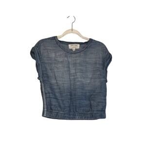 Cloth & Stone Anthropologie Chambrey Boxy Top M